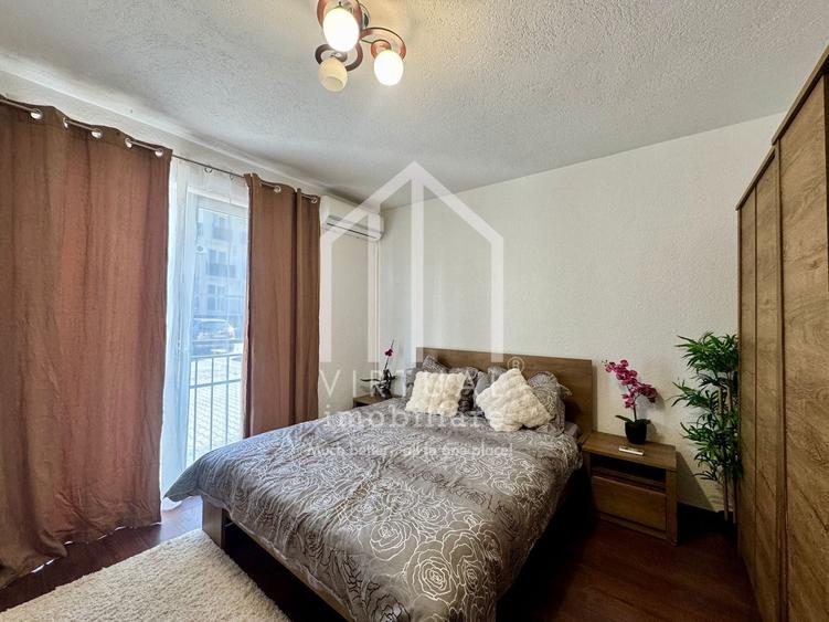 Apartament cu 2 camere semidecomandat, mobilat în Central