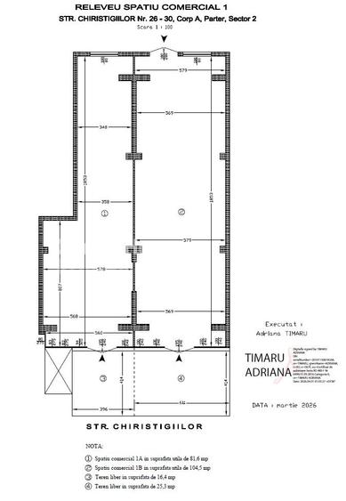 Spațiu comercial, de 89 mp, în Obor