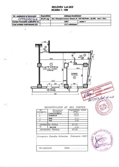 Apartament cu 2 camere decomandat în Sisești