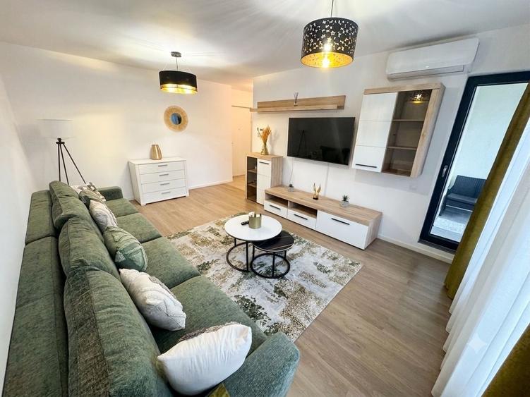 Apartament cu 2 camere decomandat, mobilat în Pipera