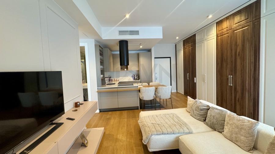 Apartament cu 2 camere semidecomandat, mobilat în Barbu Văcărescu