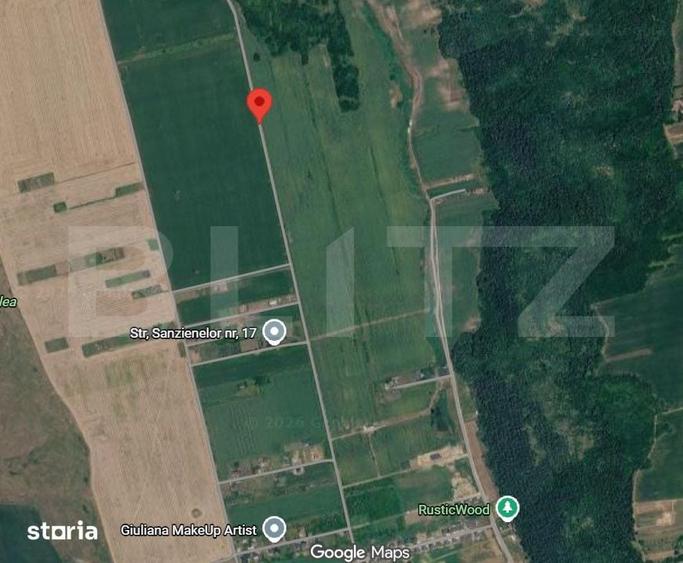 Teren de 2426 mp, în Valea Lupului