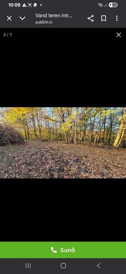 Teren de 8800 mp, în Valea lui Enache