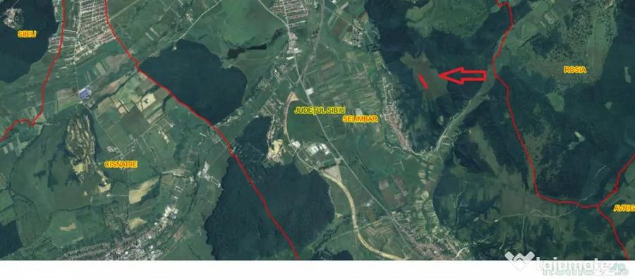 Teren de 1300 mp, în Șelimbăr