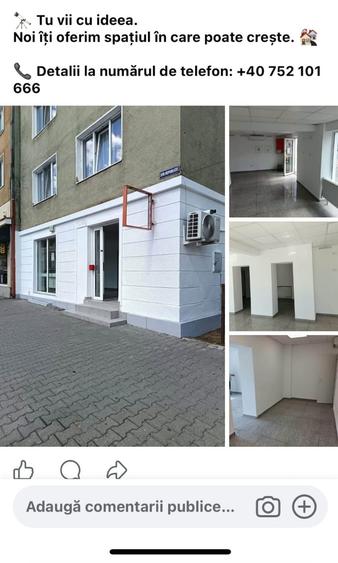 Spațiu comercial, de 58 mp, în Central
