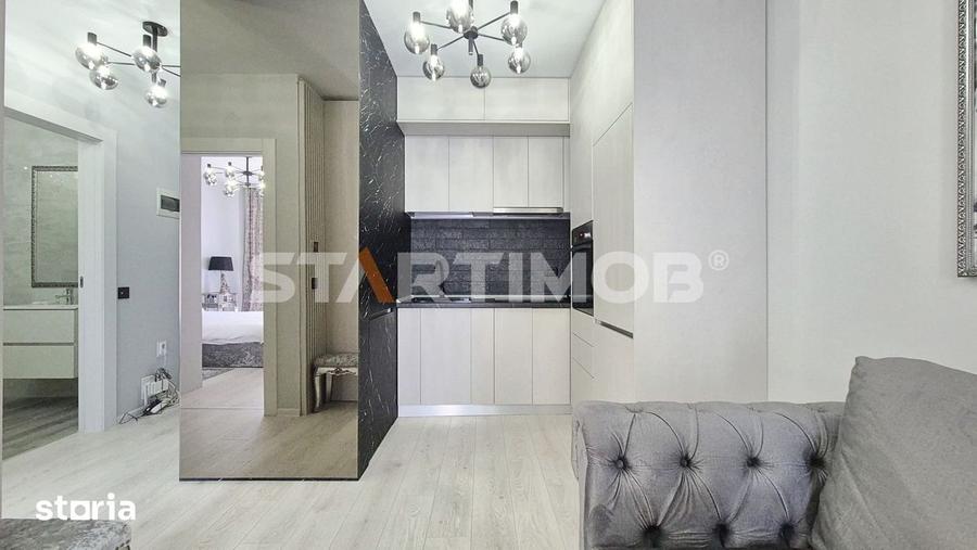 Apartament cu 2 camere, mobilat în Tractorul