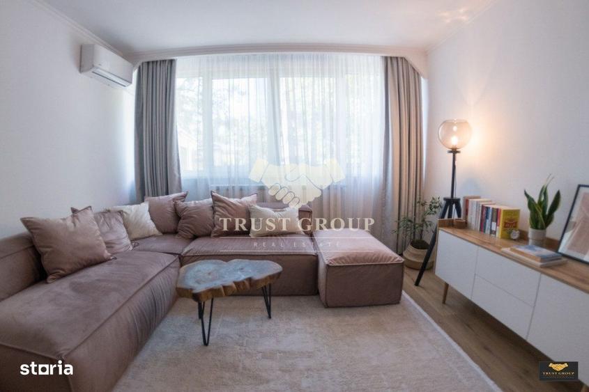 Apartament cu 3 camere semidecomandat, mobilat în Cișmigiu