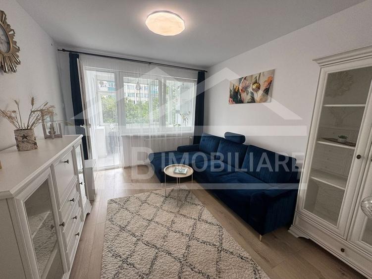 Apartament cu 2 camere decomandat, mobilat în Tudor