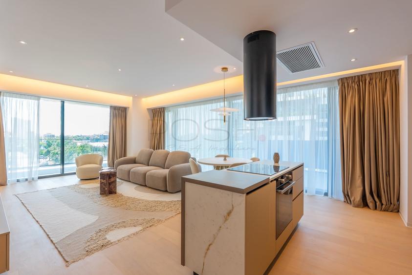 Apartament cu 4 camere semidecomandat, mobilat în Floreasca — fotografia 1