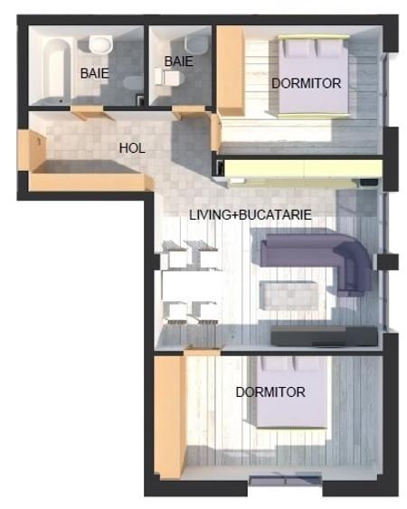 Apartament 3 camere | 2 băi | zona Tăuțului / Subcetate / Poligon - 11