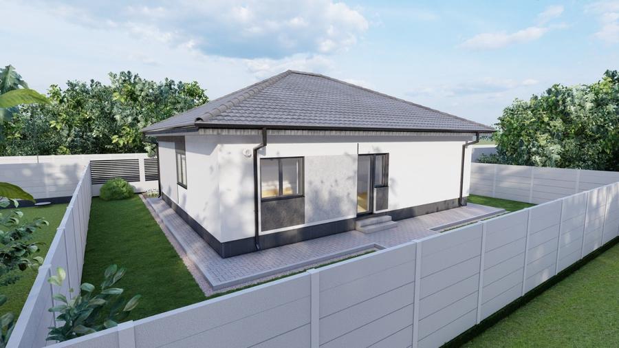 Casă individuală cu 4 camere cu Teren 335 Mp în Țegheș