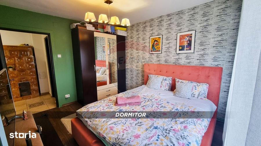 Apartament cu 3 camere decomandat, mobilat în Progresul
