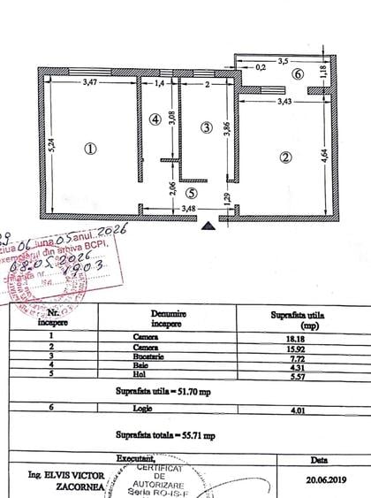 Apartament, 56 m2, - 9
