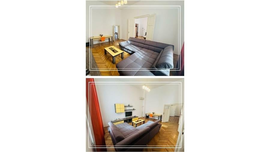 Apartament cu 4 camere decomandat, mobilat în Central