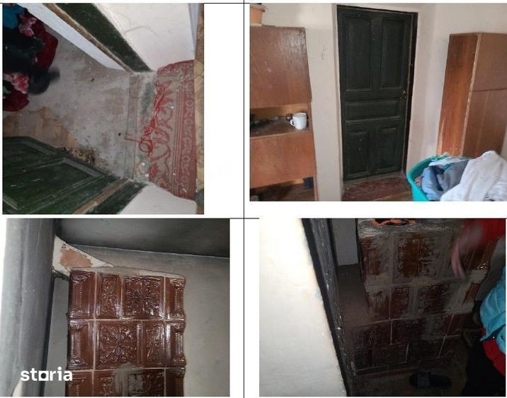 Casă cu 2 camere cu Teren 837 Mp în Blejești