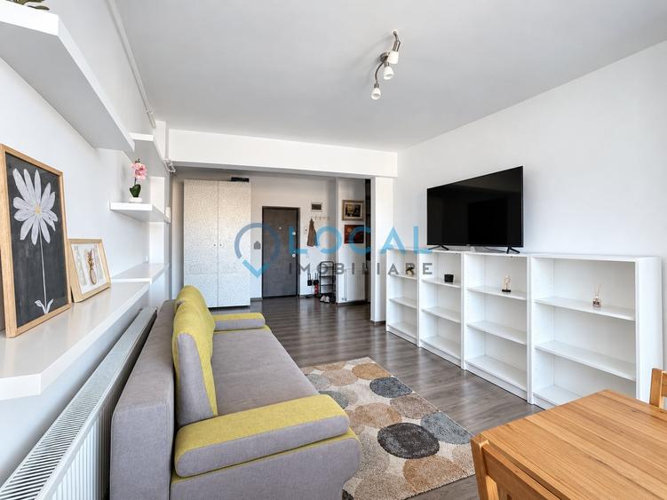 Apartament cu 2 camere semidecomandat, mobilat în Dâmbul Rotund