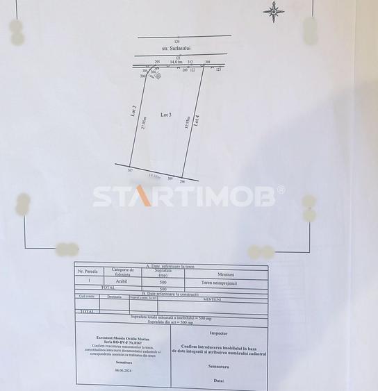 Teren intravilan 500 mp Stupini - 10