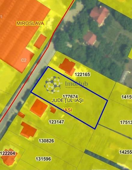 Teren Construcții intravilan de 1666 mp, în Nicolina