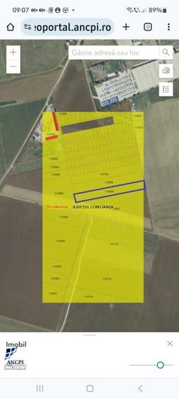 Teren Construcții extravilan de 10000 mp, în Techirghiol
