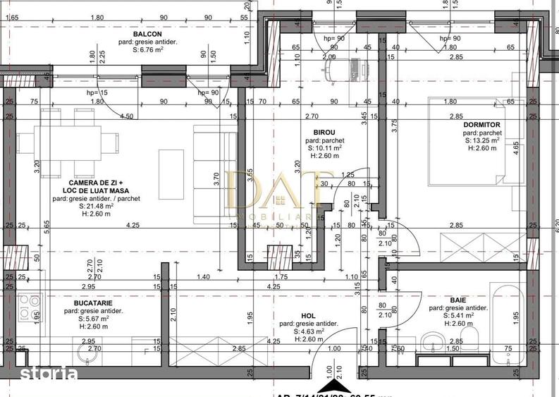 Apartament cu 3 camere în Chinteni