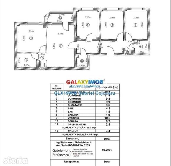 Apartament 4 camere Ultracentral l Dorobanti Perla l view superb - 2