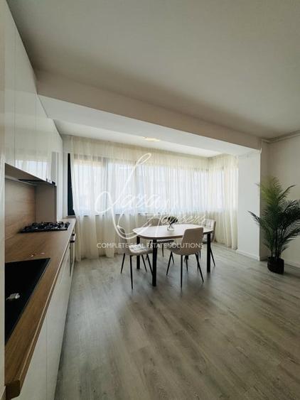 Apartament cu 2 camere semidecomandat, mobilat în Pipera