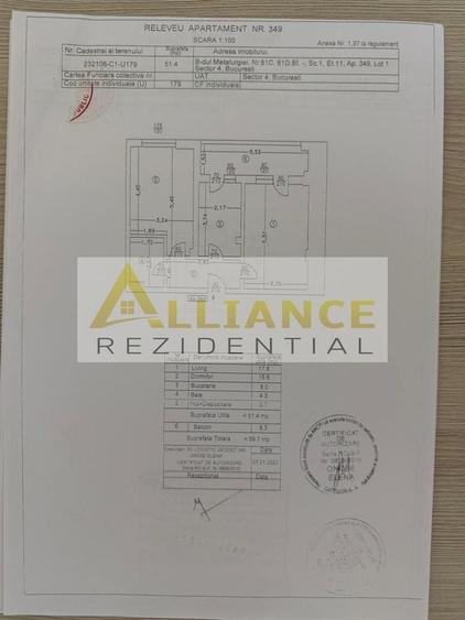 Apartament cu 2 camere decomandat, mobilat în Apărătorii Patriei