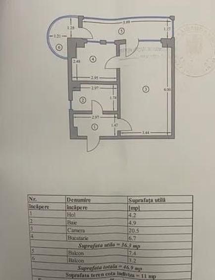 Apartament 1 camera, Vaslui, strada Traian (piata mare) - 1