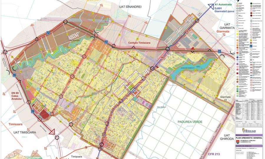 Teren Construcții intravilan de 860 mp, în Dumbrăvița