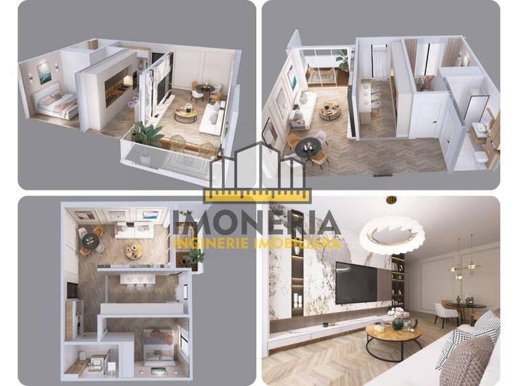 Apartament cu 2 camere decomandat, mobilat în Sălăjan