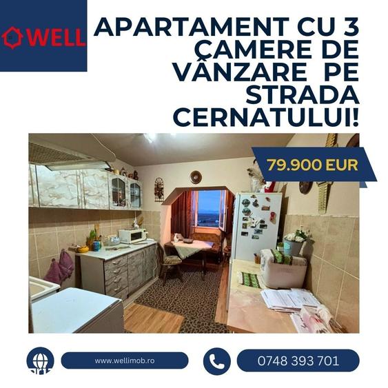 Apartament cu 3 camere în Central