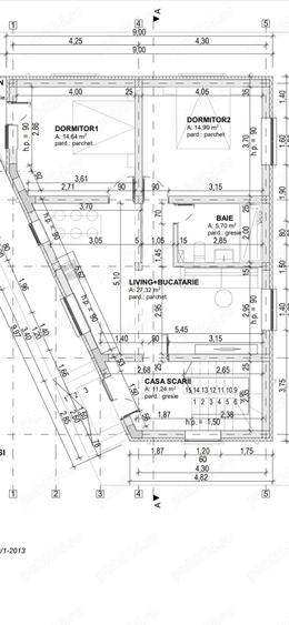 Apartament cu 3 camere decomandat în Dancu