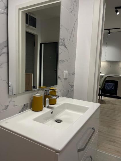 Apartament cu 2 camere semidecomandat, mobilat în Băneasa