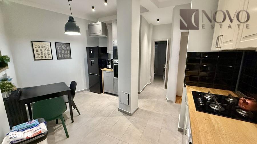 Apartament cu 2 camere semidecomandat, mobilat în Calea Victoriei