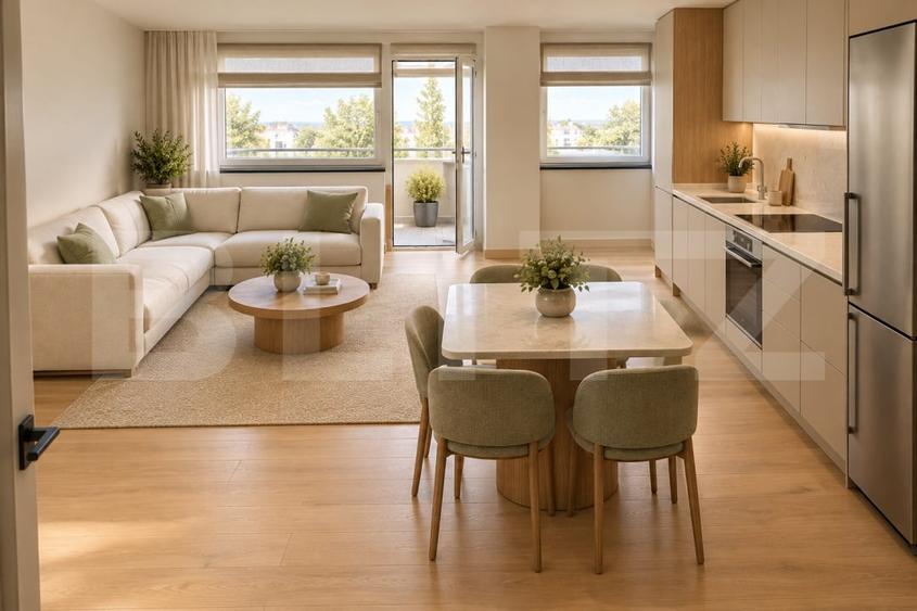 Apartament cu 2 camere decomandat în Nord-Est