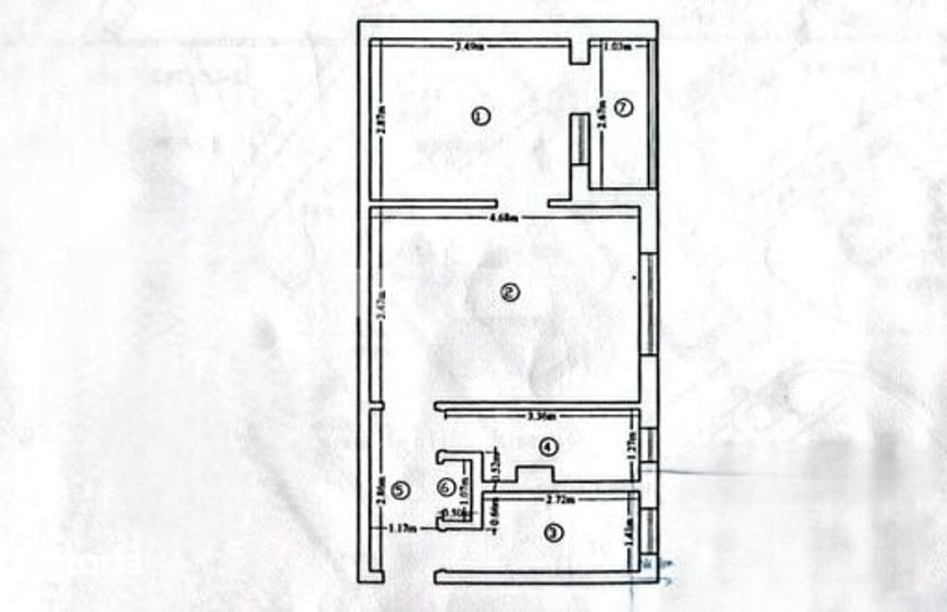Apartament cu 2 camere în Mircea cel Bătrân
