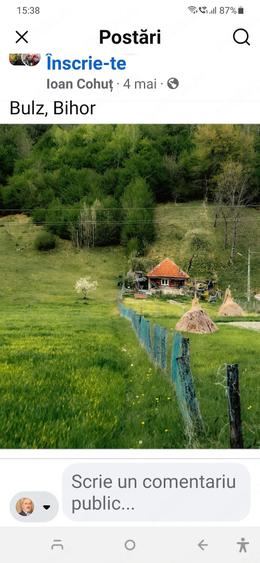 Teren de 2130 mp, în Bulz