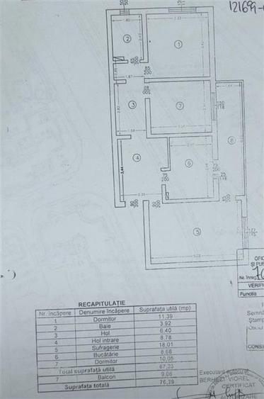 Apartament cu 3 camere decomandat în Nicolina
