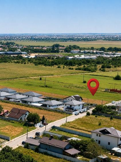 Teren 2.456 mp Zurbaua 2 fronturi stradale | A0 la 2 km | Asfalt + utilitati - 5