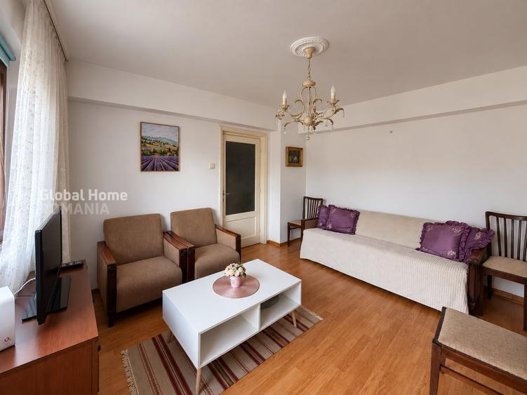 Apartament cu 2 camere semidecomandat, mobilat în Calea Victoriei