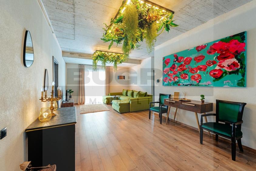 Apartament cu 3 camere semidecomandat, mobilat în Central