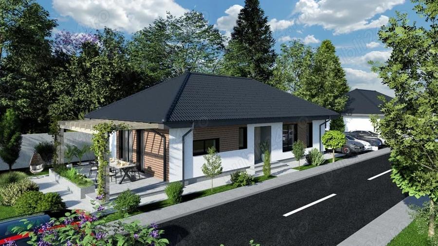 Casă cu 5 camere cu Teren 124 Mp în Ciolpani