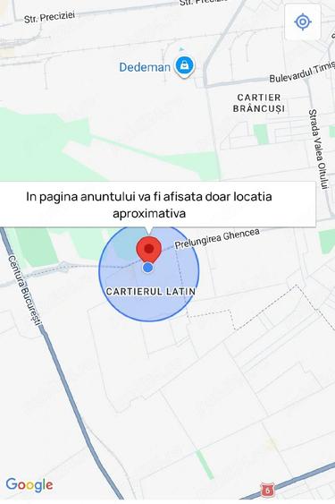 Apartament cu 2 camere semidecomandat în Central