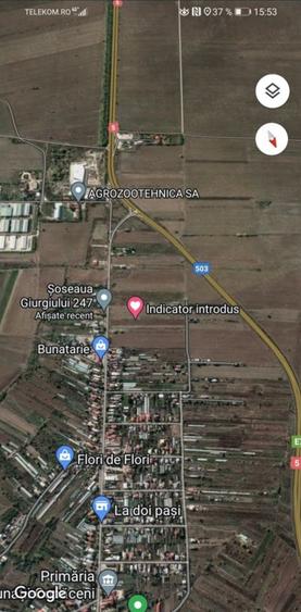 Teren de 7500 mp, în Adunații-Copăceni