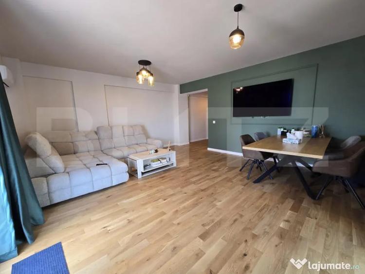 Apartament cu 3 camere decomandat, mobilat în George Enescu