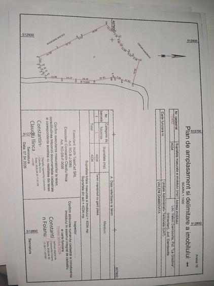 Teren de 4034 mp, în Văleni-Dâmbovița