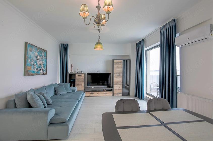 Apartament 3 camere cu vedere la lac, mobilat si utilat lux, parcare subterana - 5
