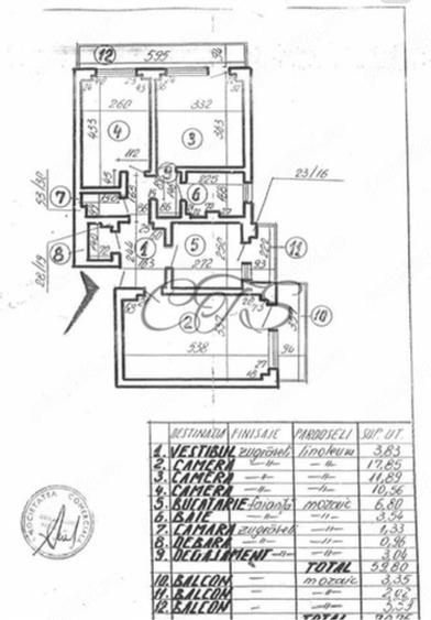 Apartament cu 3 camere decomandat în Aviatorilor