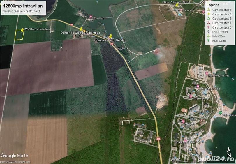 Teren de 12500 mp, în 23 August