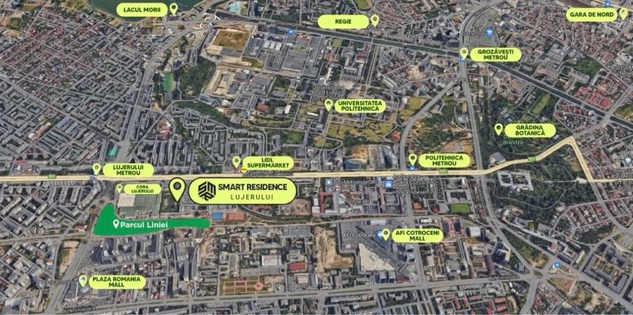 Apartament cu 2 camere semidecomandat în Lujerului